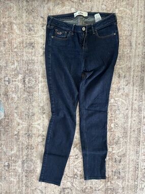 Hollister Women's Dark Indigo Skinny Jeans